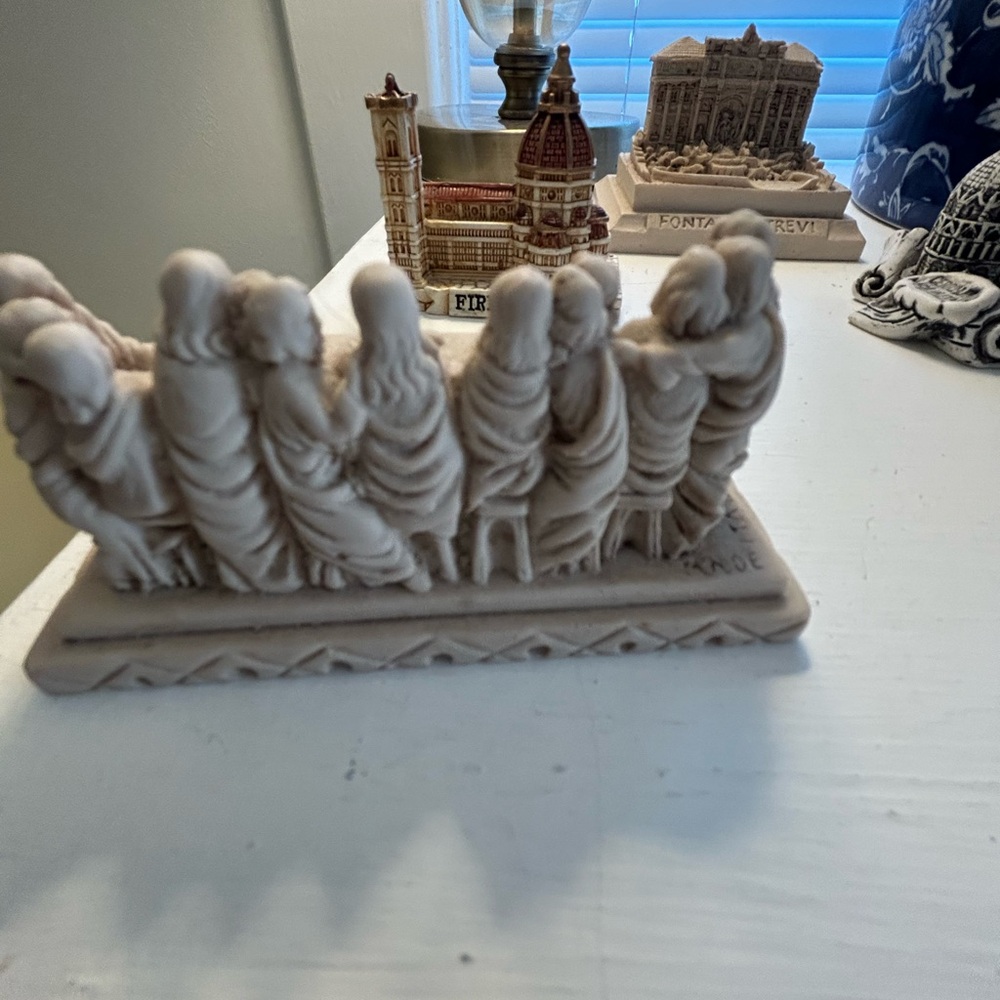 COLLECTIBLE Miniature ITALIAN Souvenirs Set, Triv Fountain, Duomo, Last Supper - Picture 9 of 15